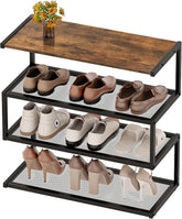 Takosiege Living Lounge Entryway Industrial Shoe Rack